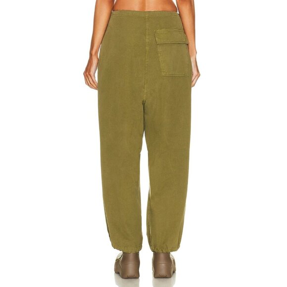 DARKPARK Blair Vintage Trousers in Military Green Large New Womens Baggy Pants - Picture 2 of 16